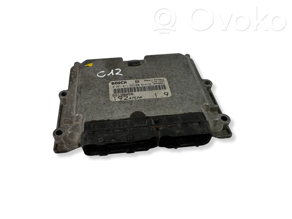 Fiat Stilo Engine control unit/module 
