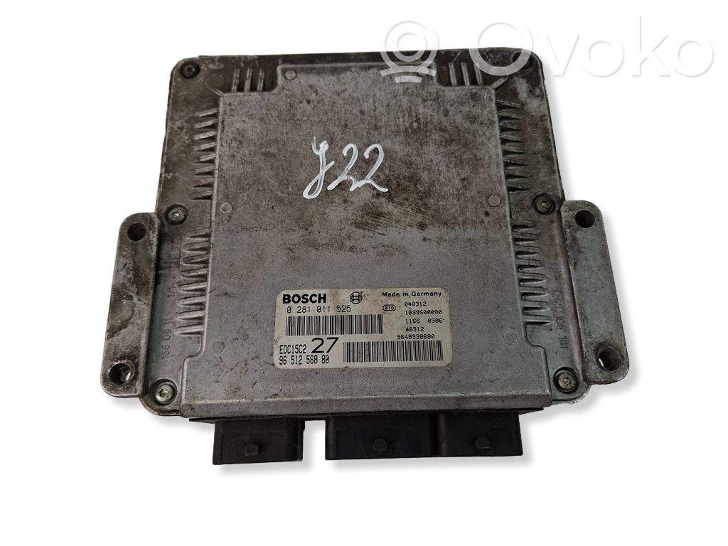 Peugeot 206 Engine control unit/module 