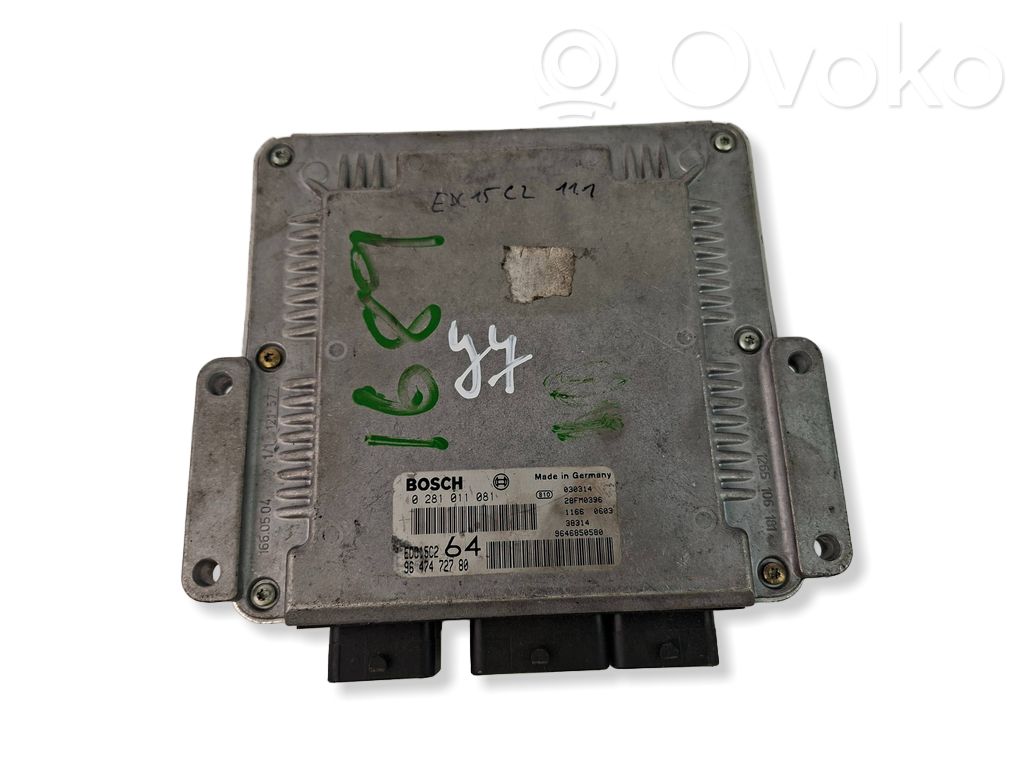 Peugeot 307 Engine control unit/module 