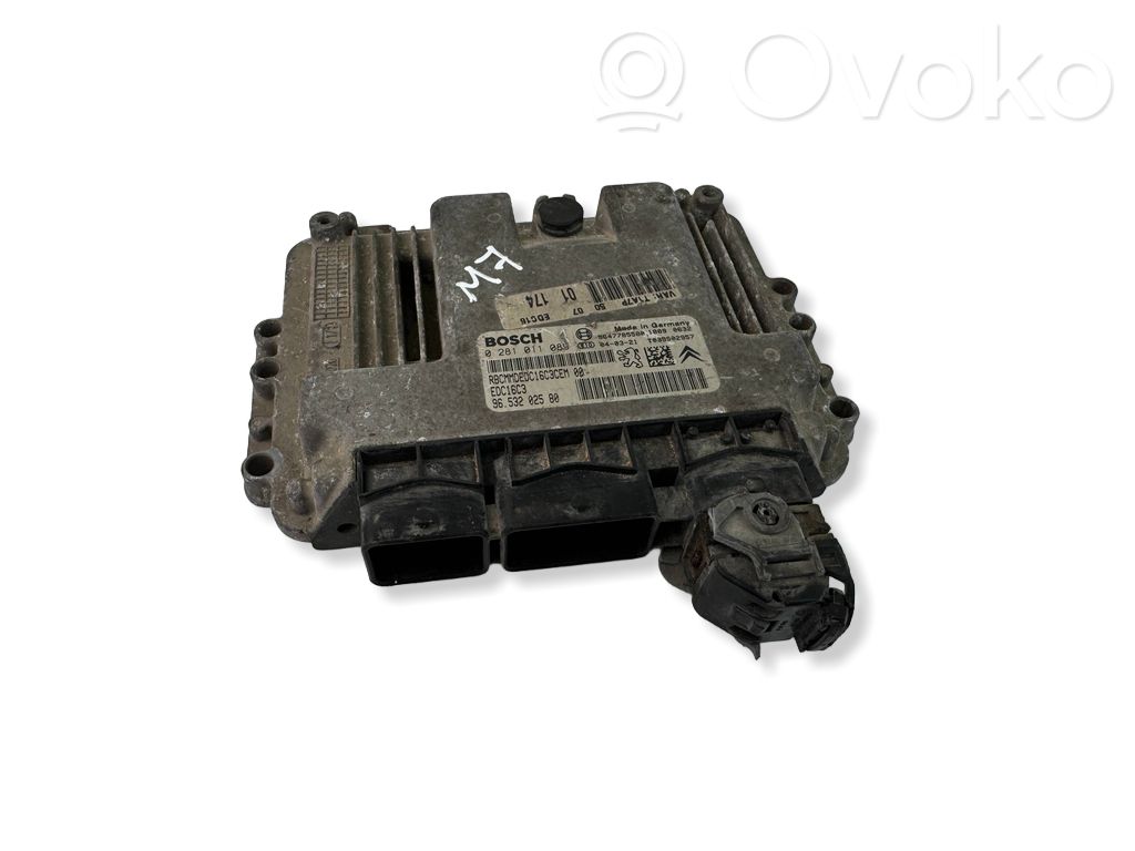 Engine control unit/module   9647785580,9653202580,0281011089