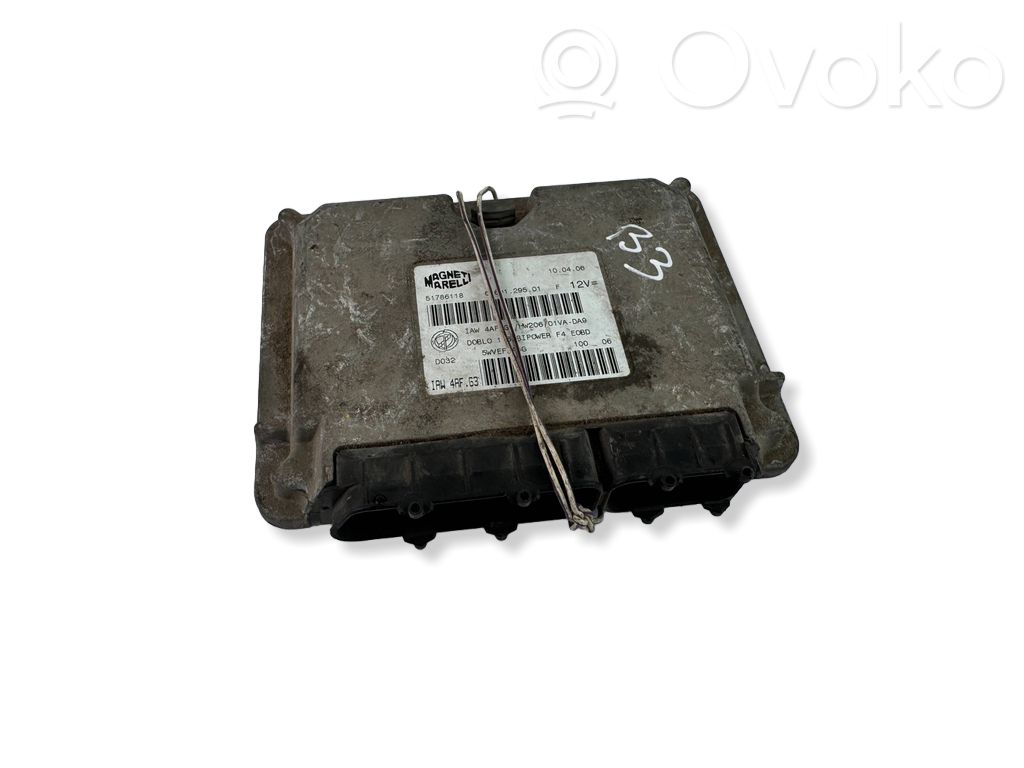 Fiat Doblo Engine ECU kit and lock set 