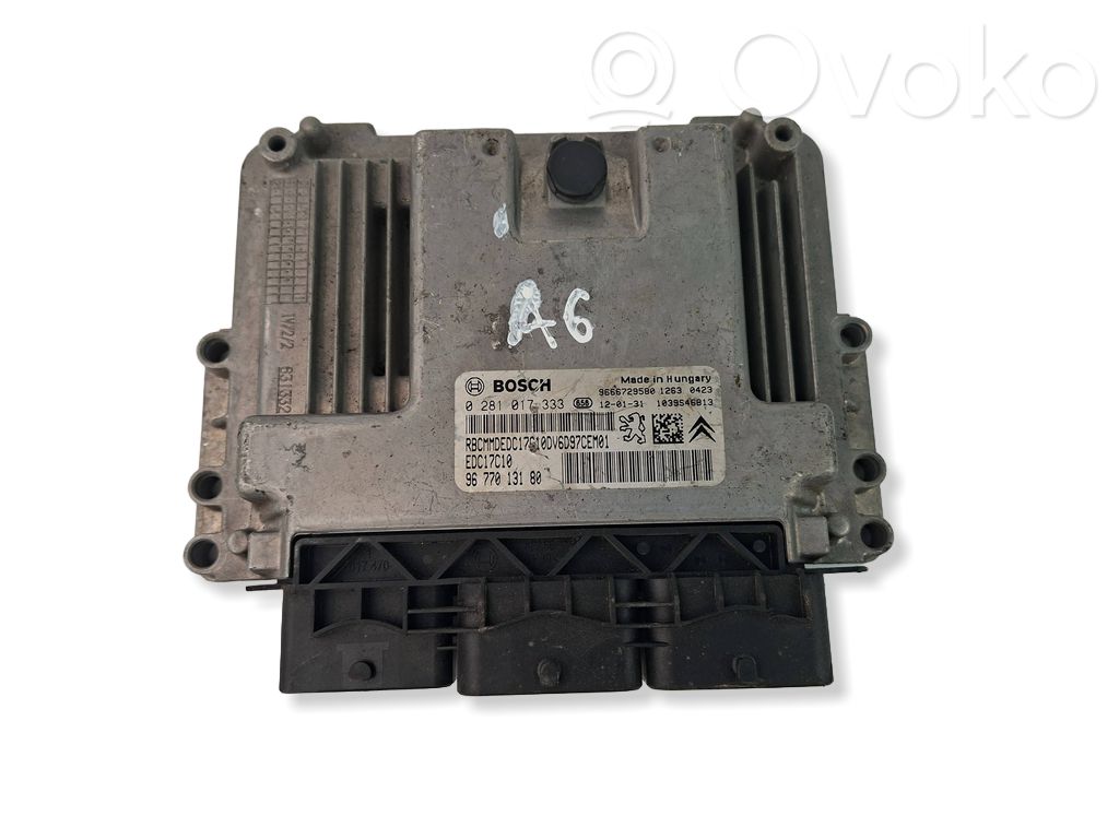 Citroen C4 I Picasso Engine control unit/module 