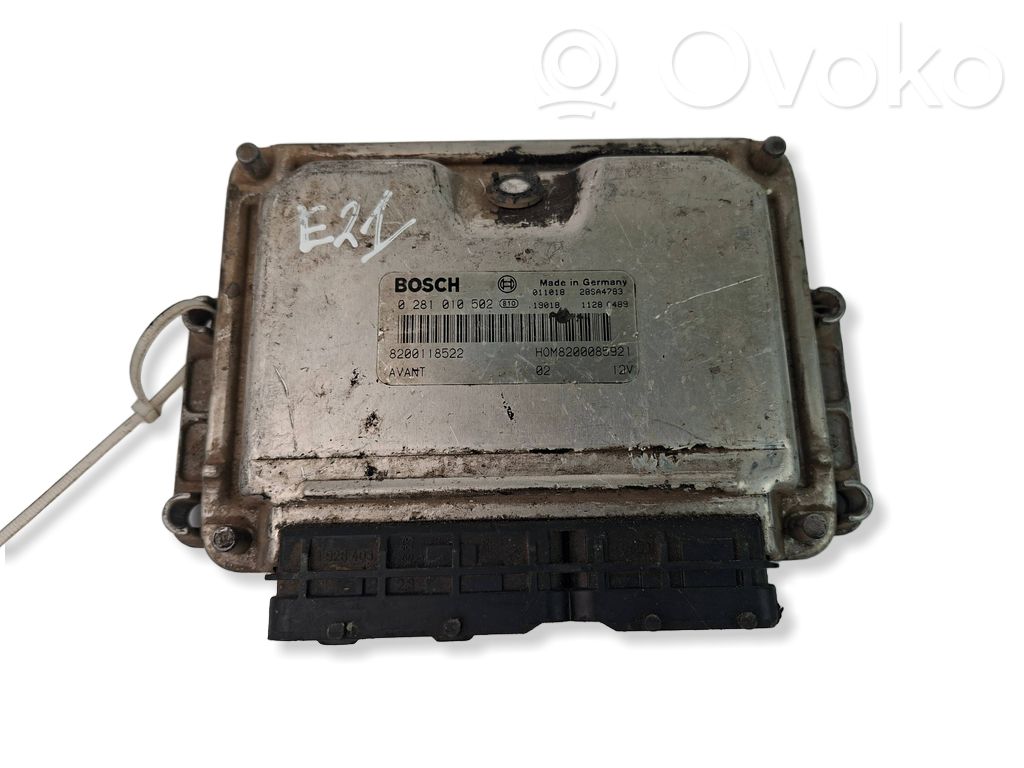 Engine control unit/module   8200118522,HOM8200085921,28SA4783