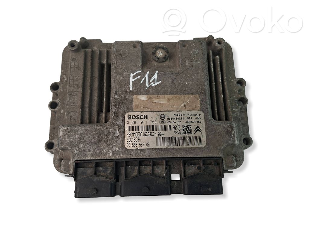 Peugeot 206 Engine control unit/module 