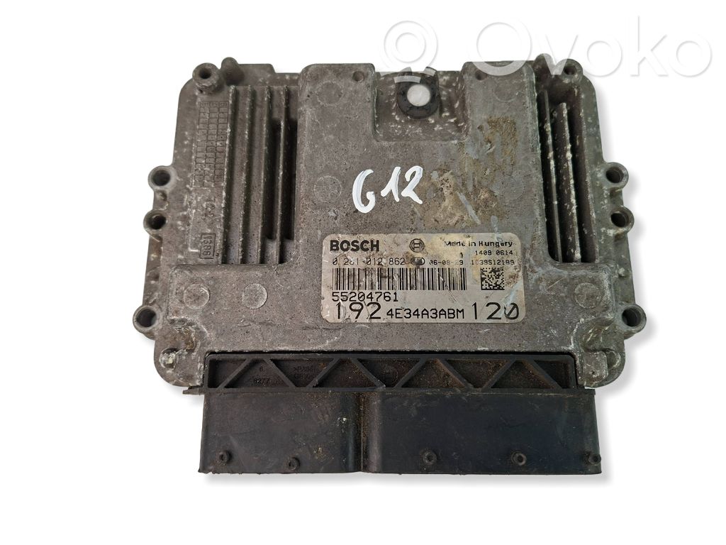 Engine control unit/module   55204761,0281012862,1039S12189