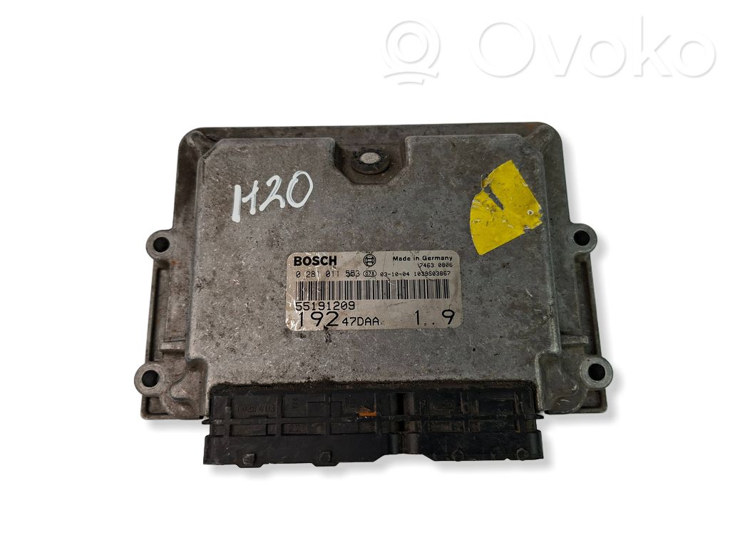 Engine control unit/module   55191209,0281011553