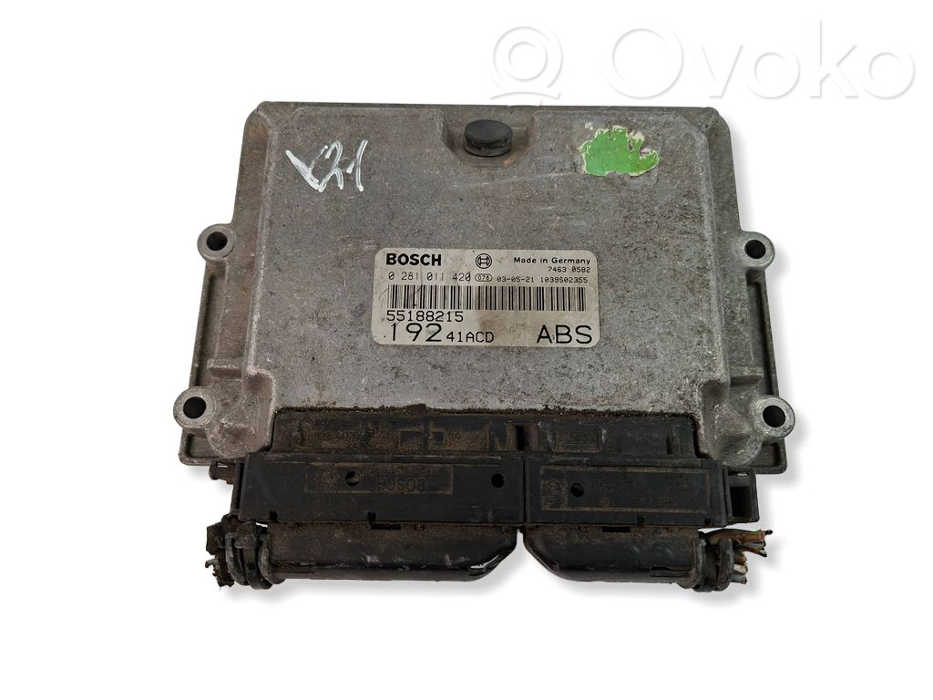 Fiat Stilo Engine control unit/module 