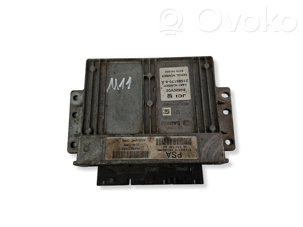 Citroen C2 Engine control unit/module 