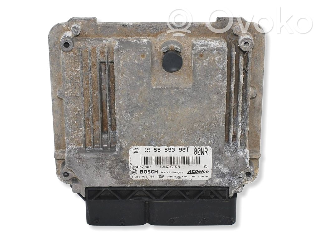 Engine control unit/module   55593981,55579447,0281019798