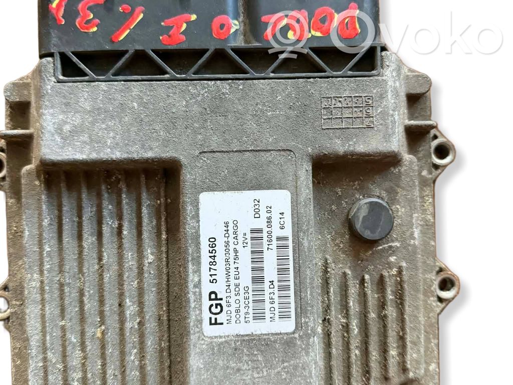 Fiat Doblo Centralina/modulo motore ECU 