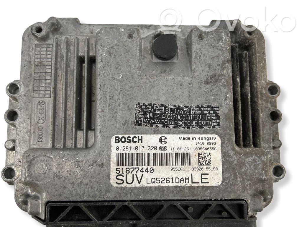 Suzuki SX4 Engine ECU kit and lock set 