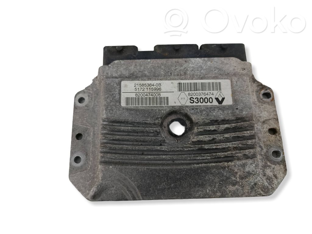 Renault Modus Engine control unit/module 