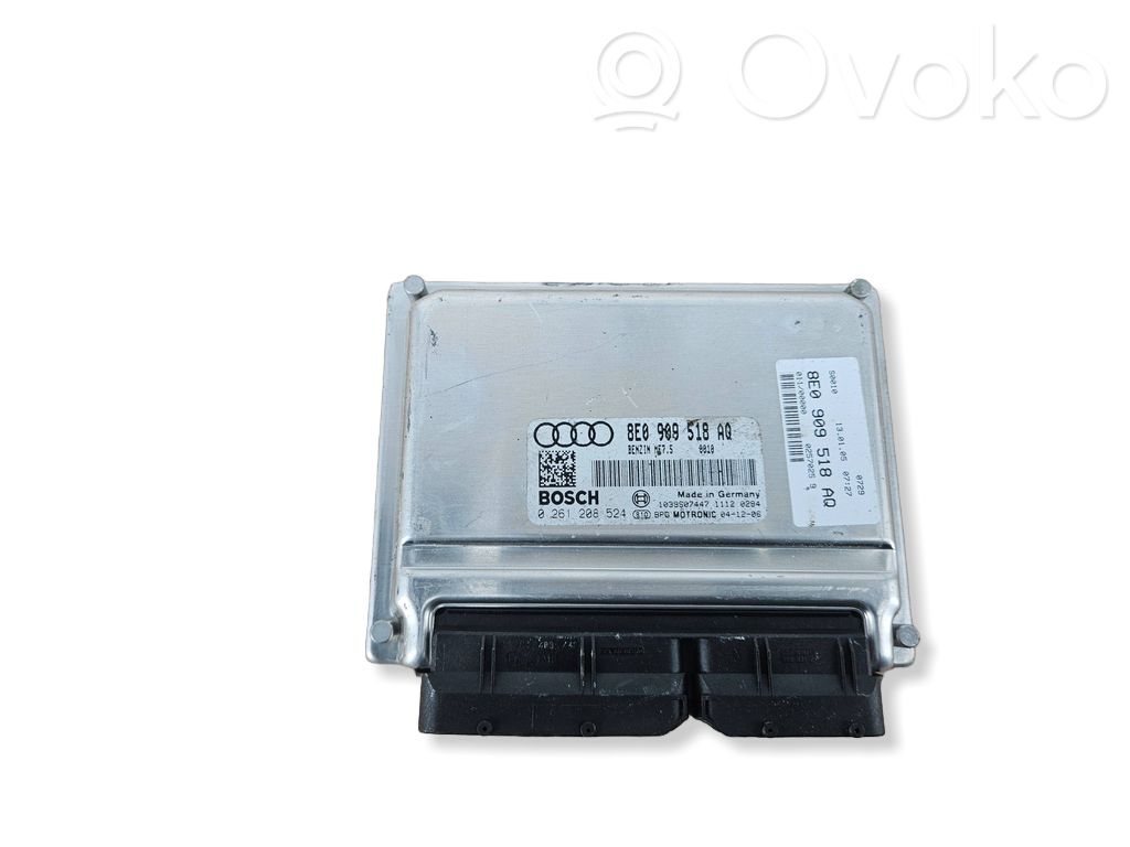 Engine control unit/module   8E0909518AQ,1039S07447,0261208524