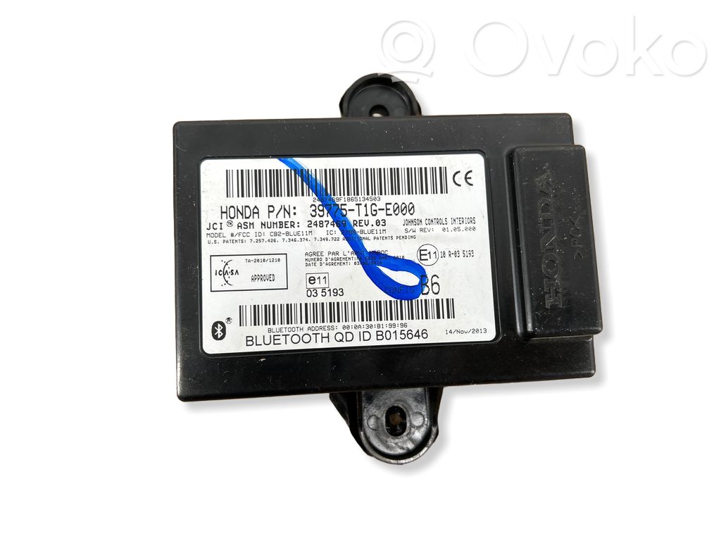Bluetooth control unit module   39775T1GE000,2487469