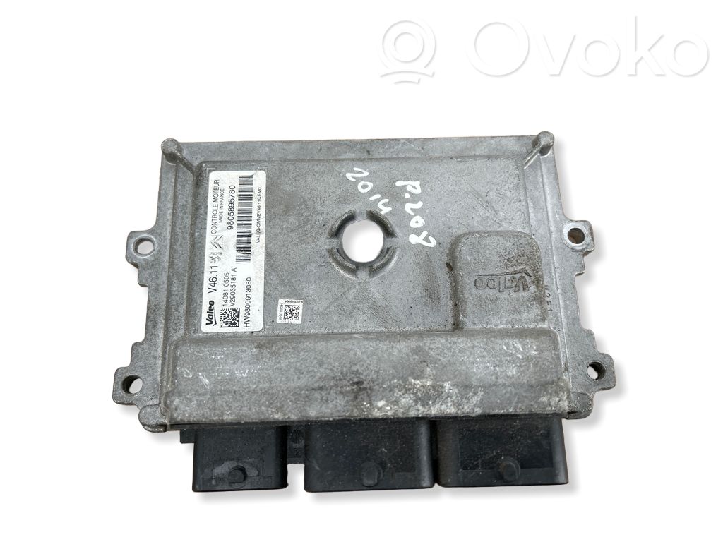 Peugeot 208 I Engine control unit/module 