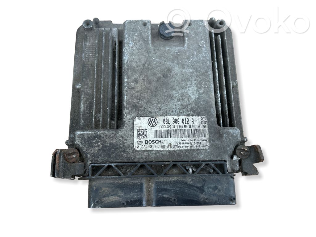 Engine control unit/module   03L906012A,0281017488,A0009000200,1039S64840