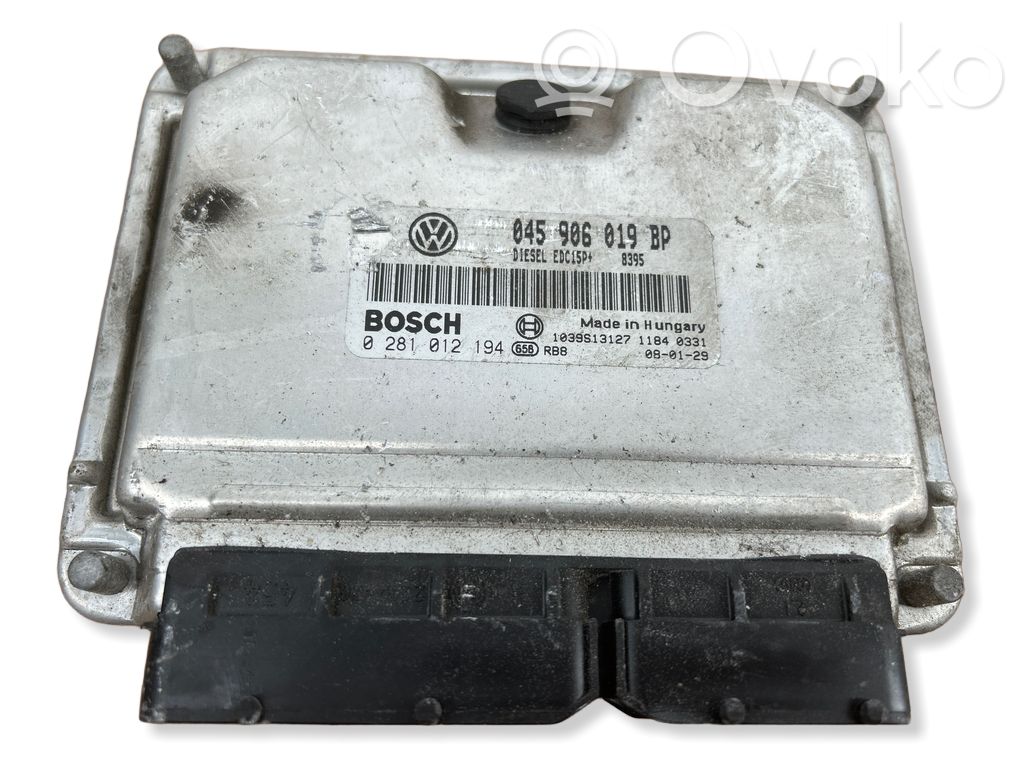 Engine control unit/module   0281012194,1039S13127,045906019BP