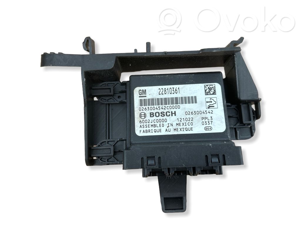Sterownik / Moduł parkowania PDC   22810361,0263004542,6002JC0000,121022
