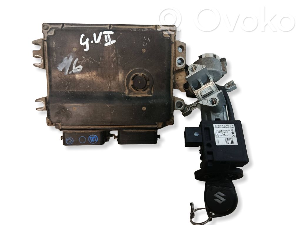 Suzuki Grand Vitara II Komputer / Sterownik ECU i komplet kluczy 