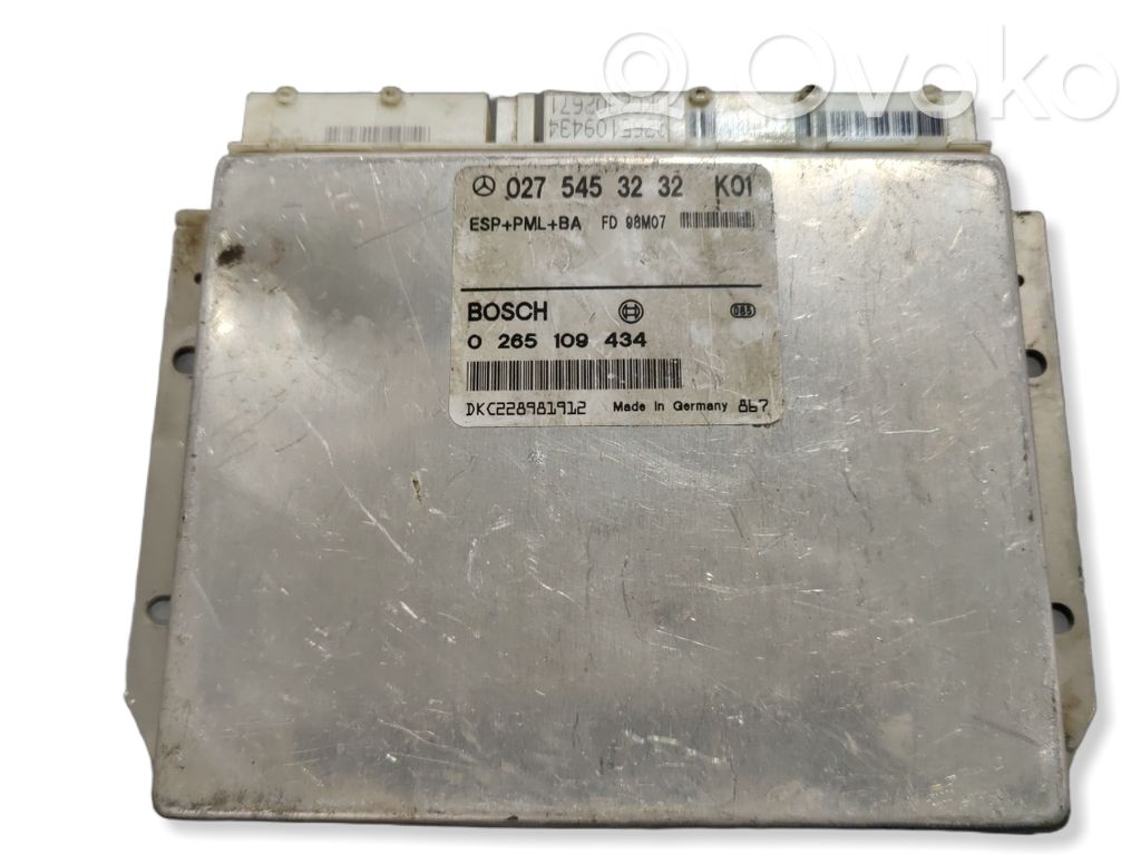 Mercedes-Benz E W210 ESP (stability system) control unit 