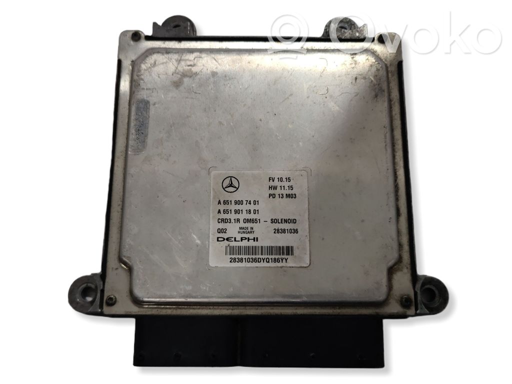 Mercedes-Benz C W204 Engine control unit/module 