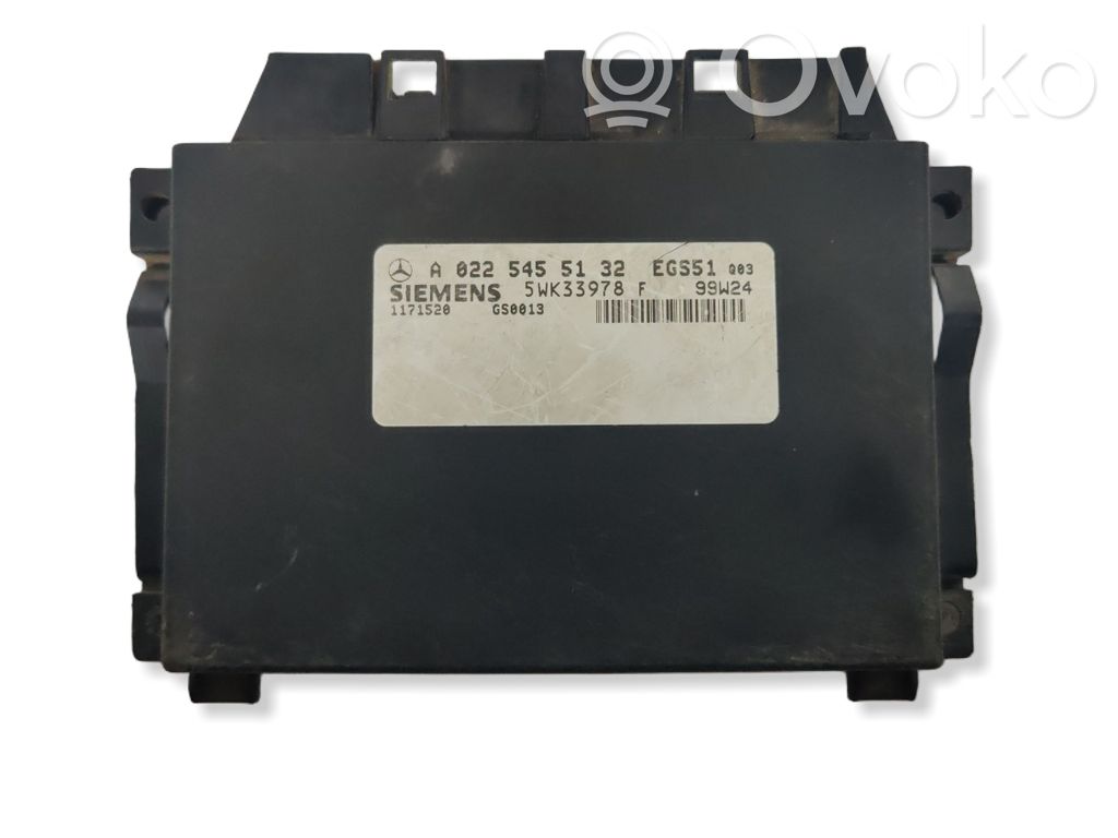 Mercedes-Benz CLK AMG A208 C208 Gearbox control unit/module 
