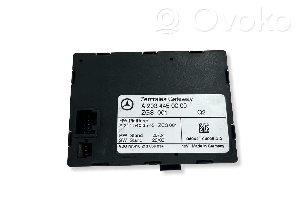 Mercedes-Benz C W203 Module de passerelle 