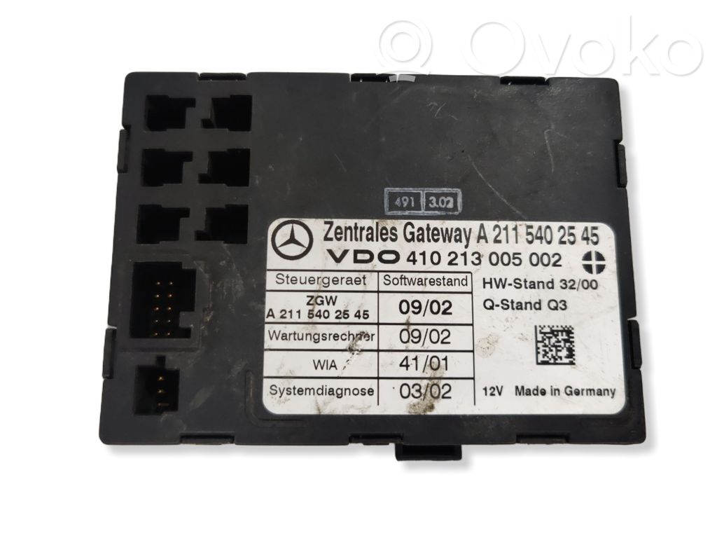 Mercedes-Benz E W211 Gateway control module 