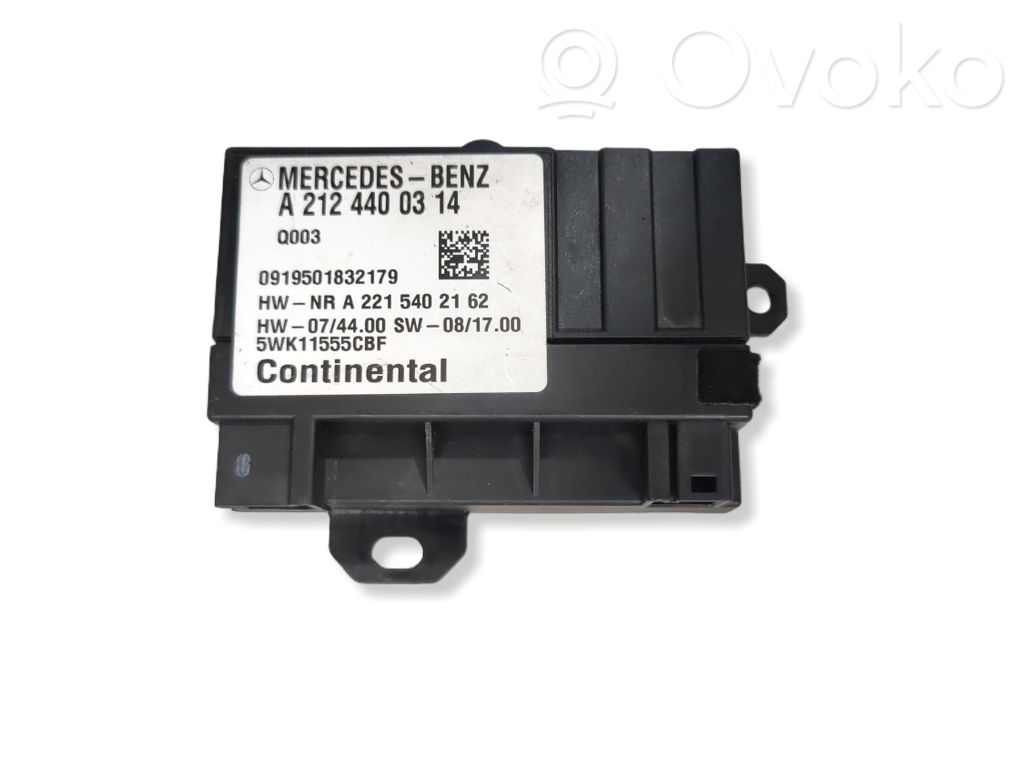 Mercedes-Benz E W212 Unité de commande / module de pompe à carburant 