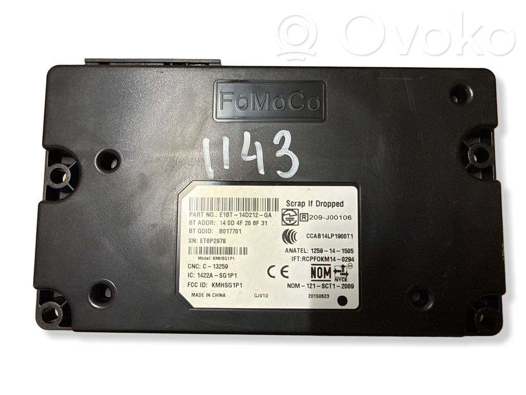 Bluetooth Modul Steuergerät   209J00106,1259141505,1422ASG1P1