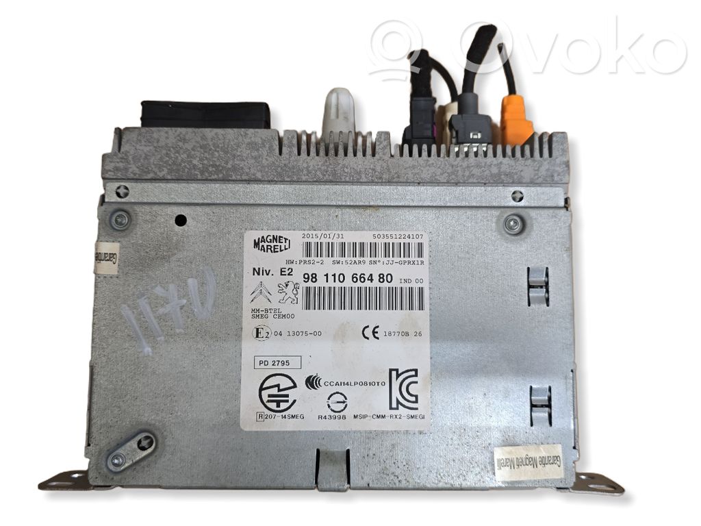 Peugeot 208 I Panel / Radioodtwarzacz CD/DVD/GPS 