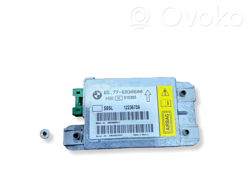 Unidad de control/módulo del Airbag   6930600,12236759