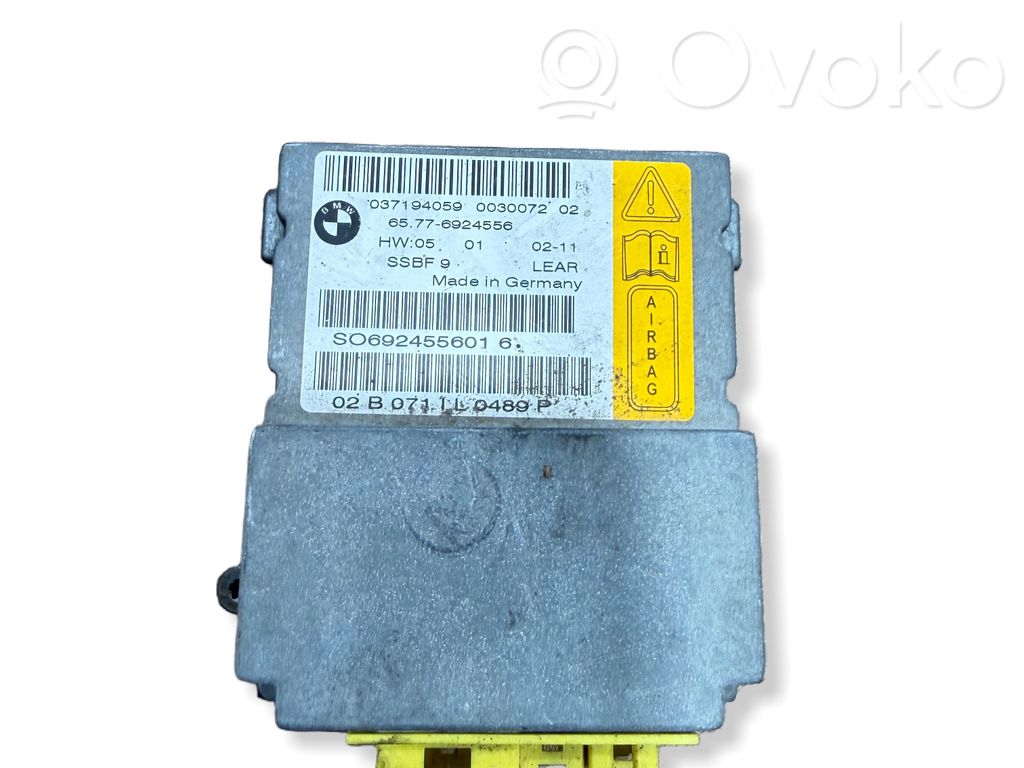 BMW 7 E65 E66 Airbag control unit/module 