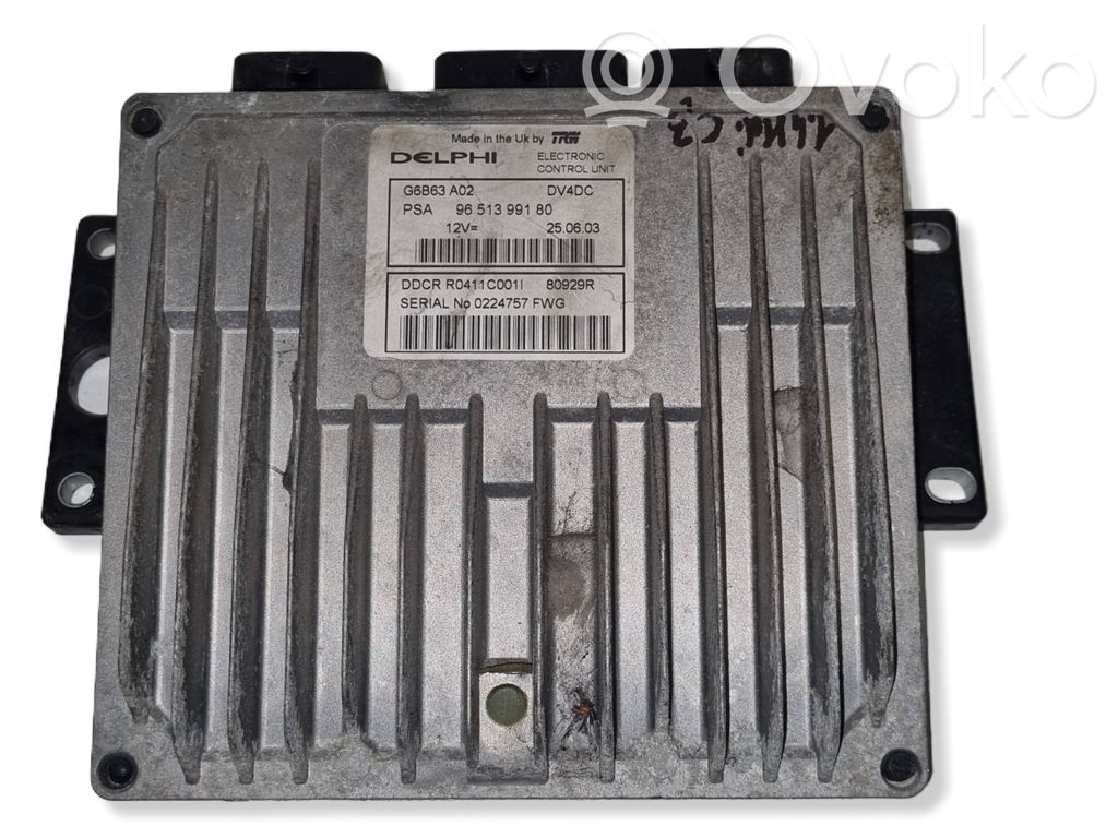 Citroen C3 Engine control unit/module 