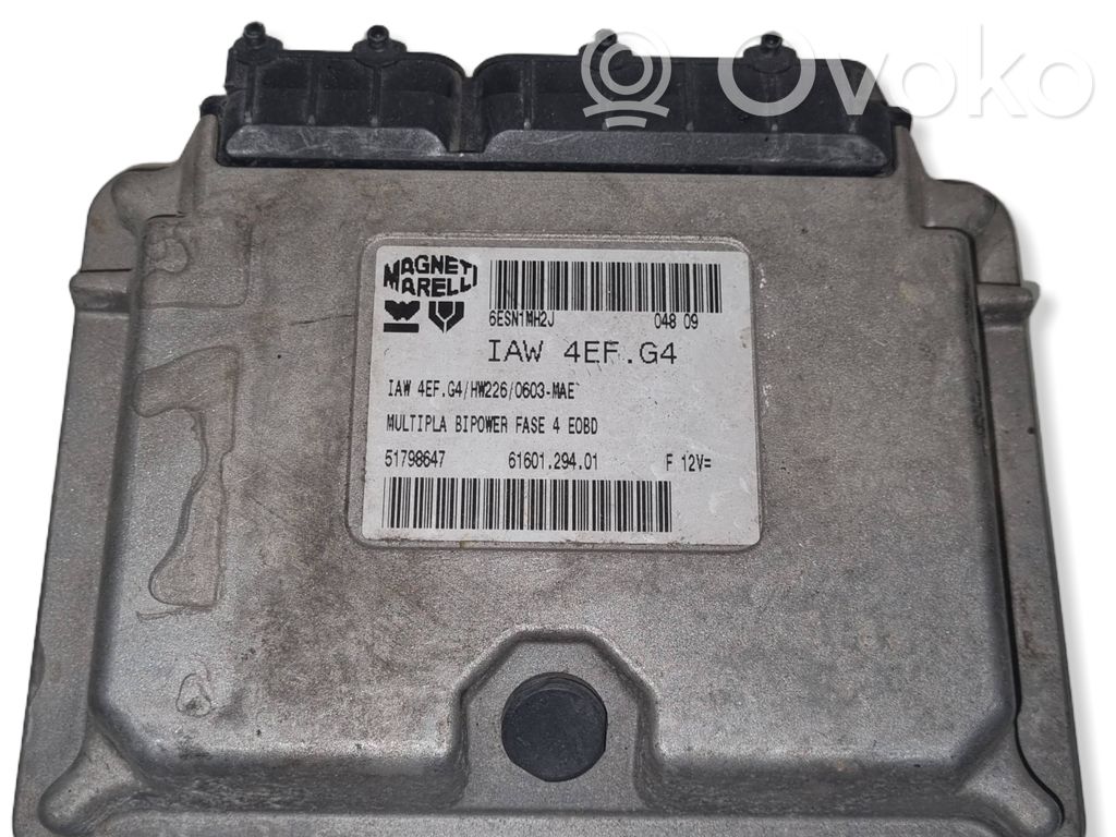 Engine control unit/module   51798647,IAW4EFG4