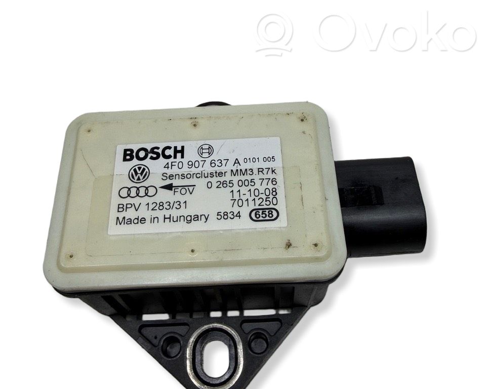 Audi A6 S6 C6 4F ESP (elektroniskās stabilitātes programmas) sensors (paātrinājuma sensors) 