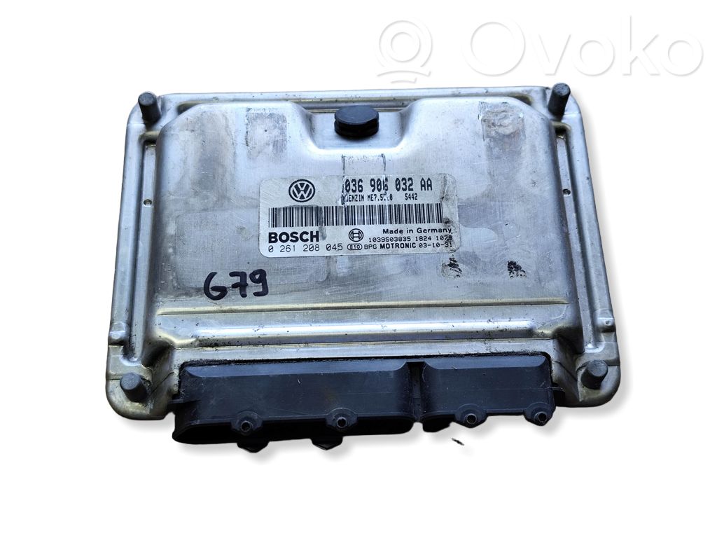 Volkswagen Golf V Komputer / Sterownik ECU silnika 