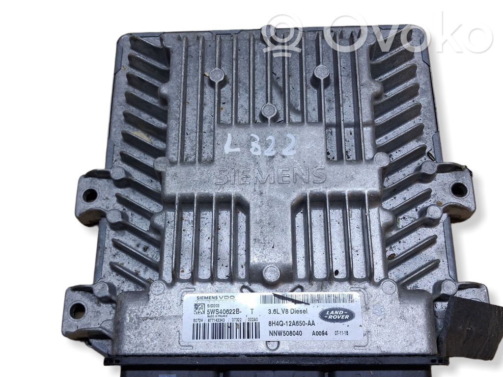 Engine control unit/module   5WS40622B,8H4Q12A650AA,NNW508040