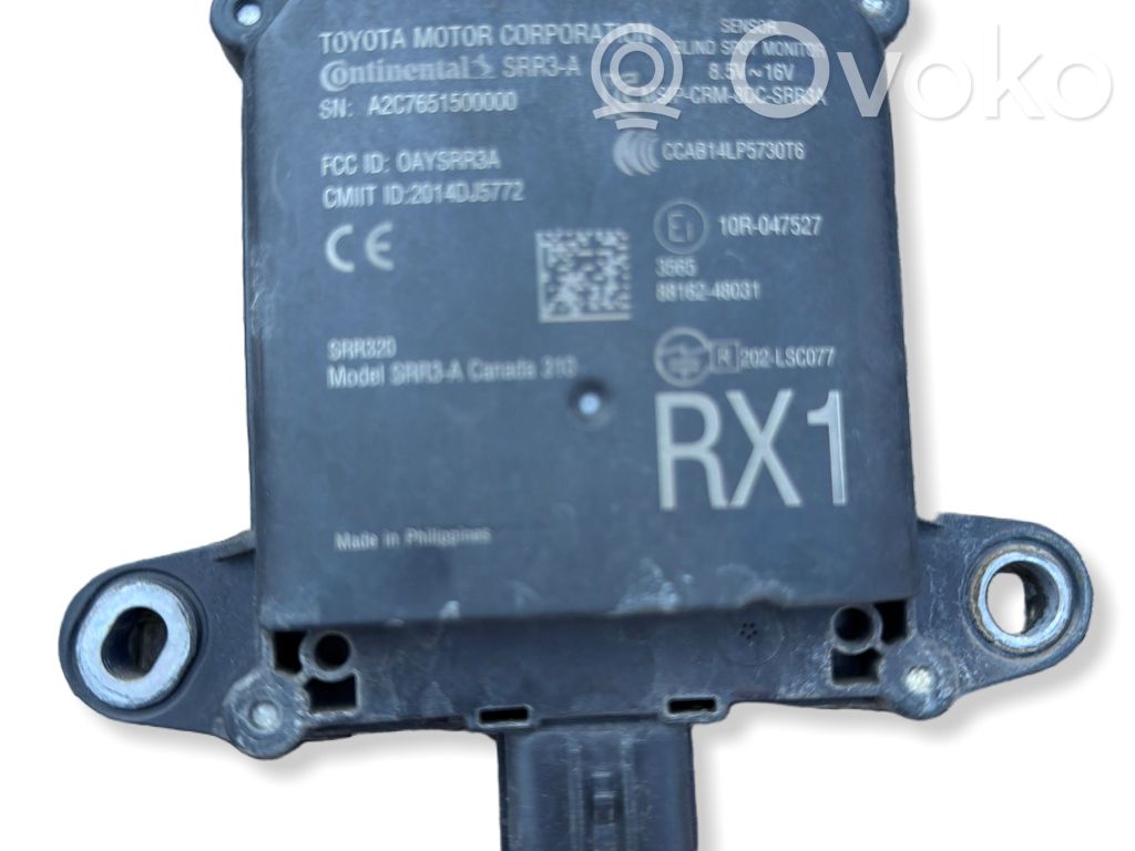 Lexus RX 450H Capteur radar d'angle mort 