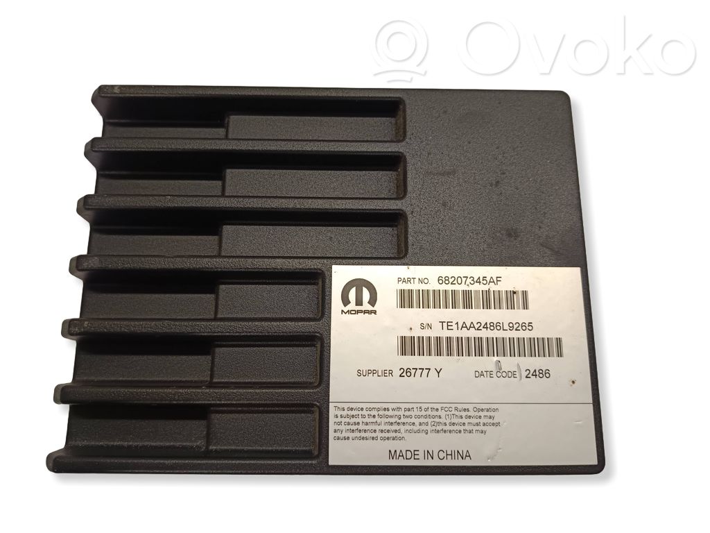 Chrysler Pacifica Sound amplifier 