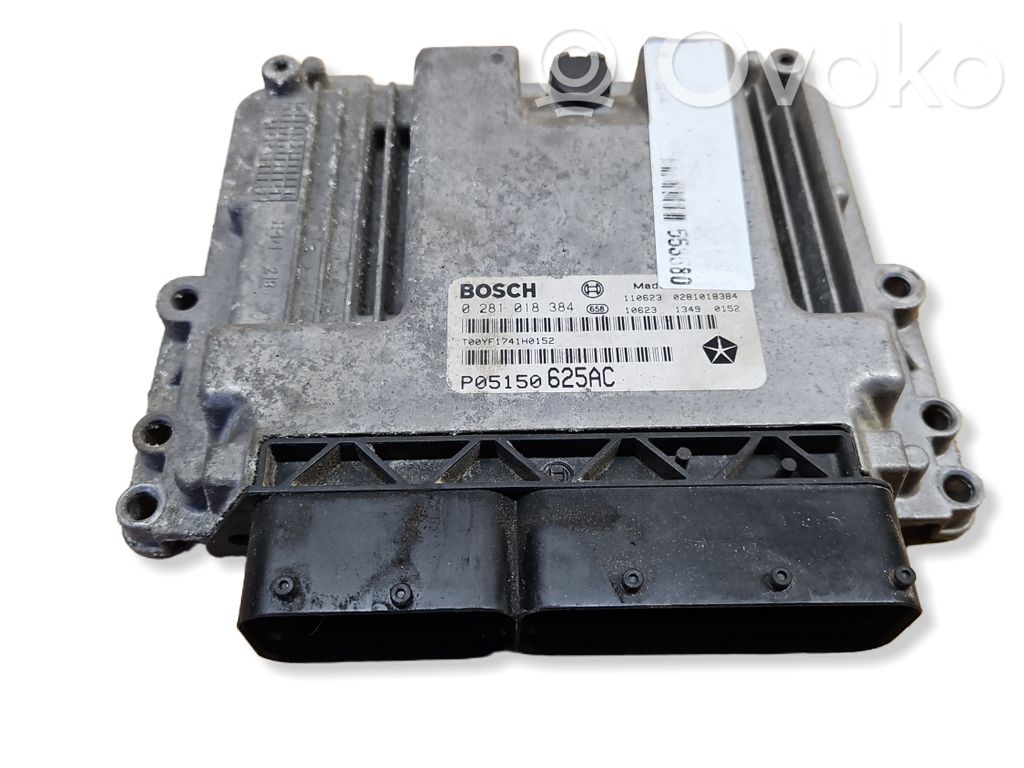 Engine control unit/module   0281018384,P05150625AC