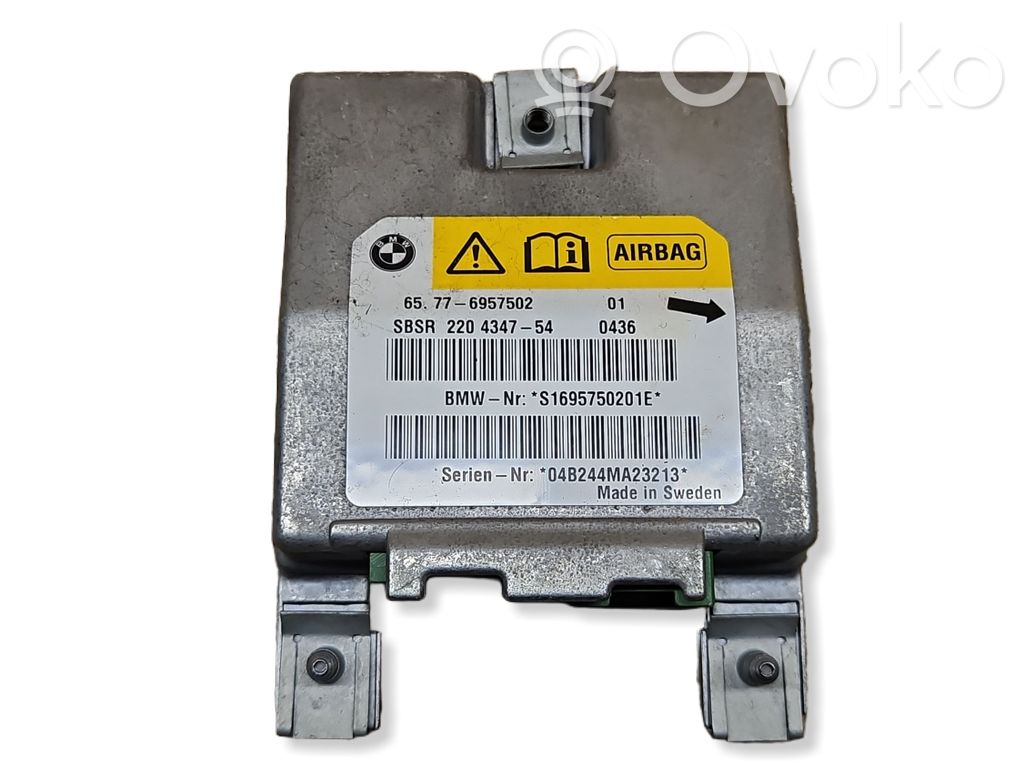 Module de contrôle airbag   6957502,04B244MA23213,220434754,S1695750201E