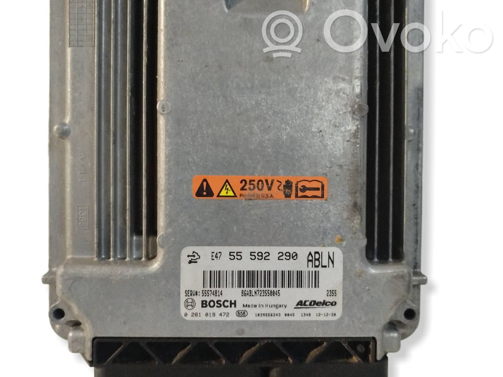 Opel Insignia A Engine control unit/module 