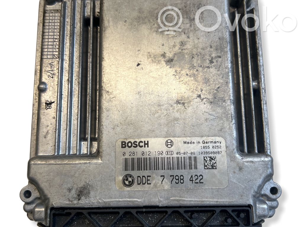 BMW 5 E60 E61 Engine control unit/module 