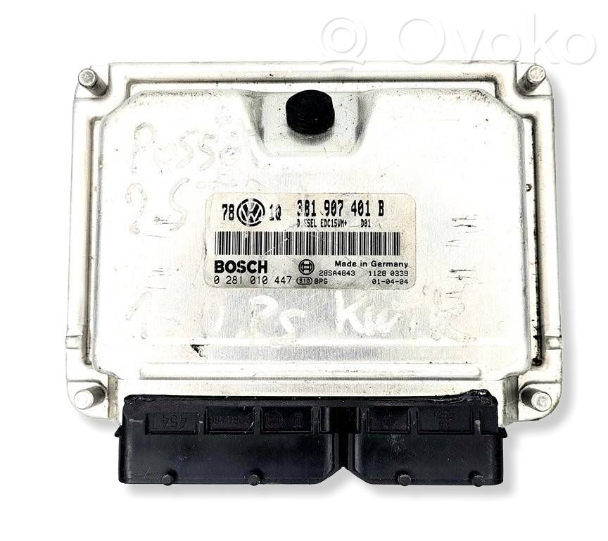 Engine control unit/module   3B1907401B