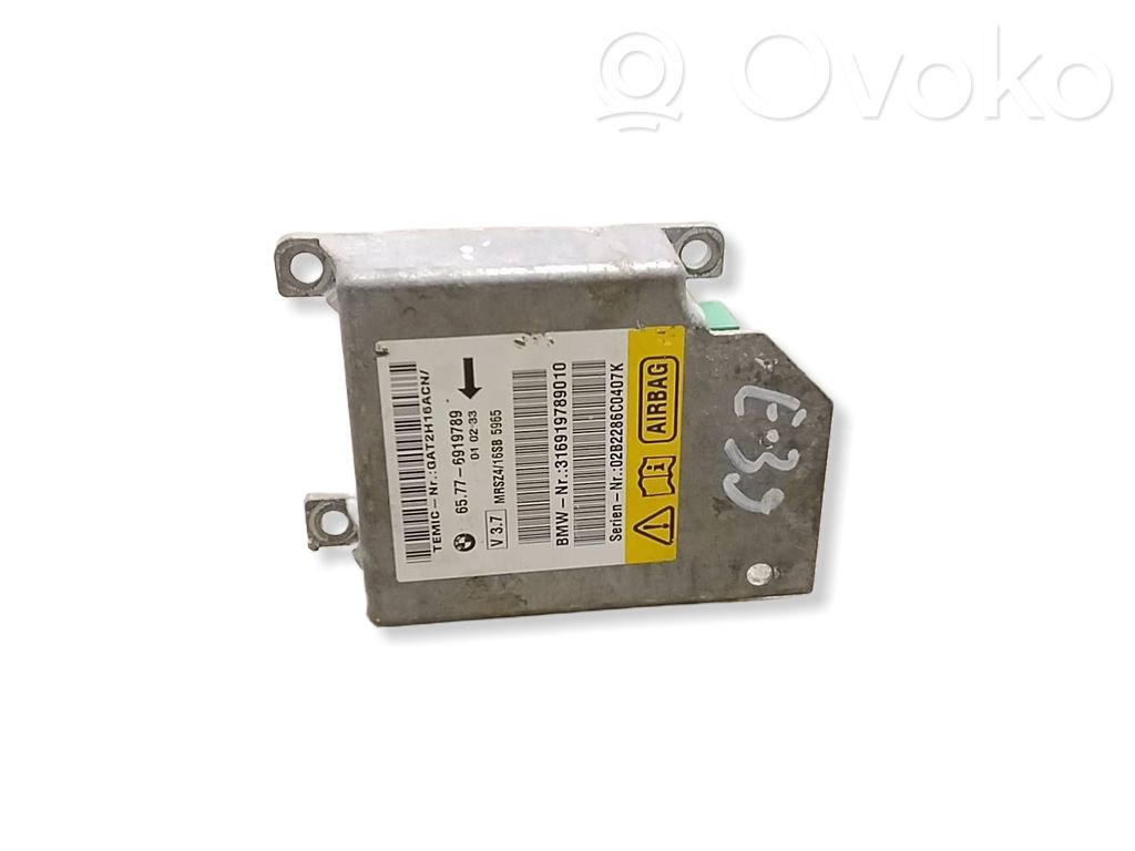 Module de contrôle airbag   6919789,GAT2H16ACN,316919789010,02B2286C0407K