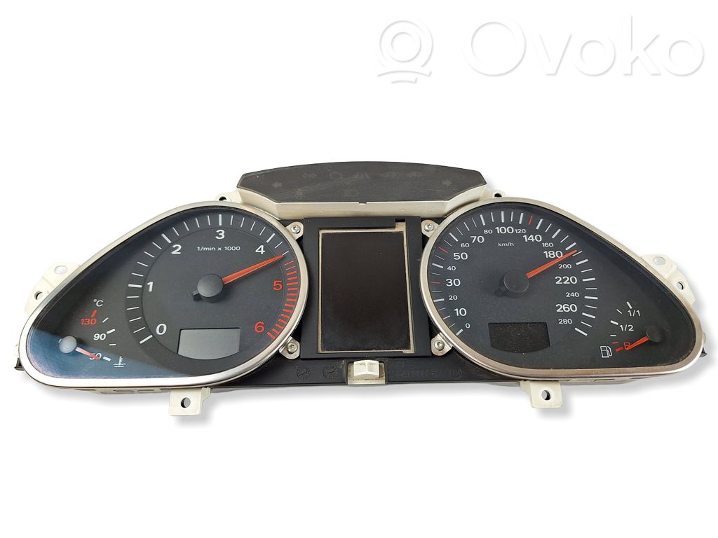 Audi A6 S6 C6 4F Speedometer (instrument cluster) 