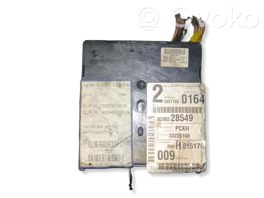 Renault Laguna II Unité de commande dispositif d'immobilisation 