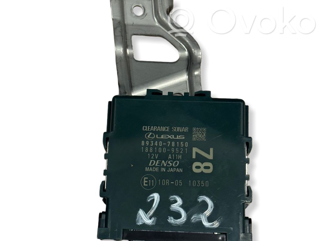 Lexus NX Parking PDC control unit/module 