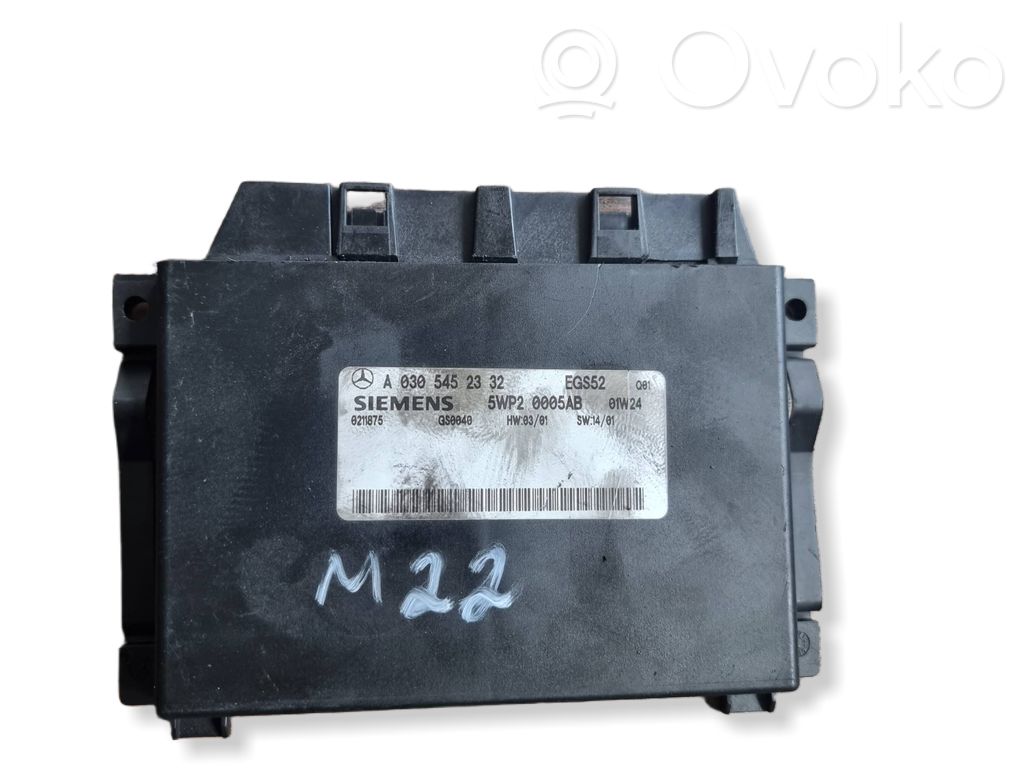 Mercedes-Benz ML W163 Module de contrôle de boîte de vitesses ECU 